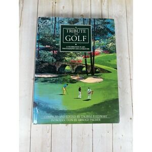 A Tribute to Golf Thomas P. Stewart 1990 Illustrated Art Photography Literature